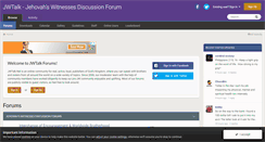 Desktop Screenshot of jwtalk.net